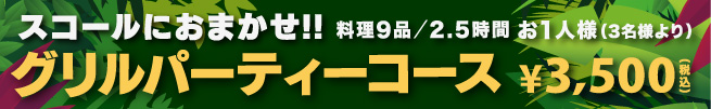 グリルパーティーコース