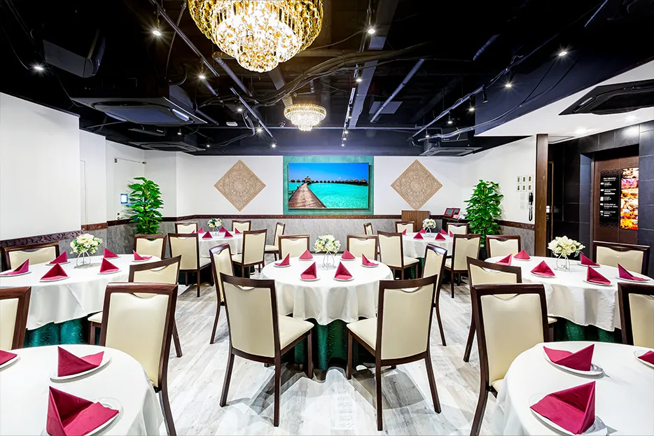 最大60名様まで収容可能なバリリゾート空間