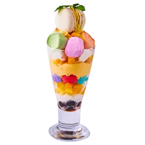 トゥンカラーパフェ
