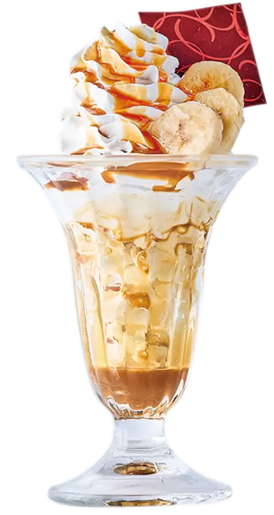 キャラメルバナナパフェ