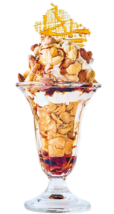 キャラメルナッツパフェ