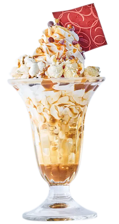 キャラメルポップコーンパフェ