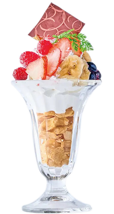 ご褒美フルーツパフェ