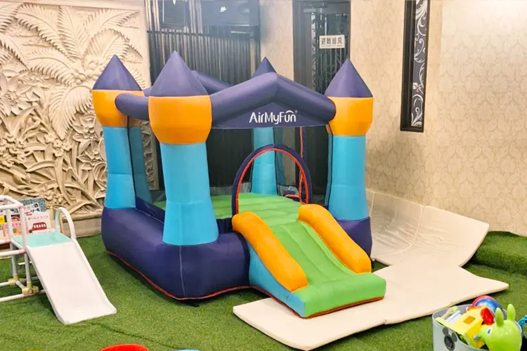 Large fluffy play equipment