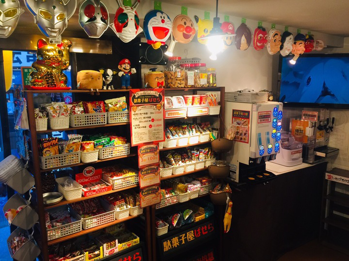 カラオケパセラ秋葉原昭和通り店の駄菓子居酒屋 駄菓子屋ぱせら リゾート複合型エンターテインメント施設のパセラリゾーツ