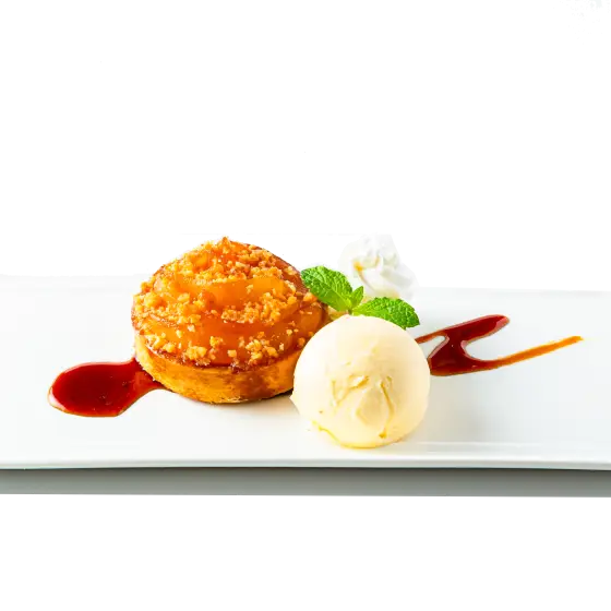 焼き立て！焦がしキャラメルのアップルタルト 