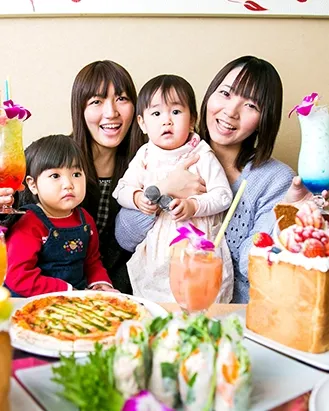 家族でカラオケ