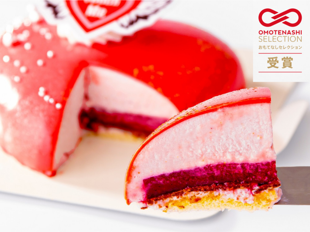 ハートタッチケーキ