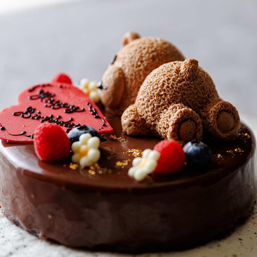 くまちゃんのチョコレートムースケーキ