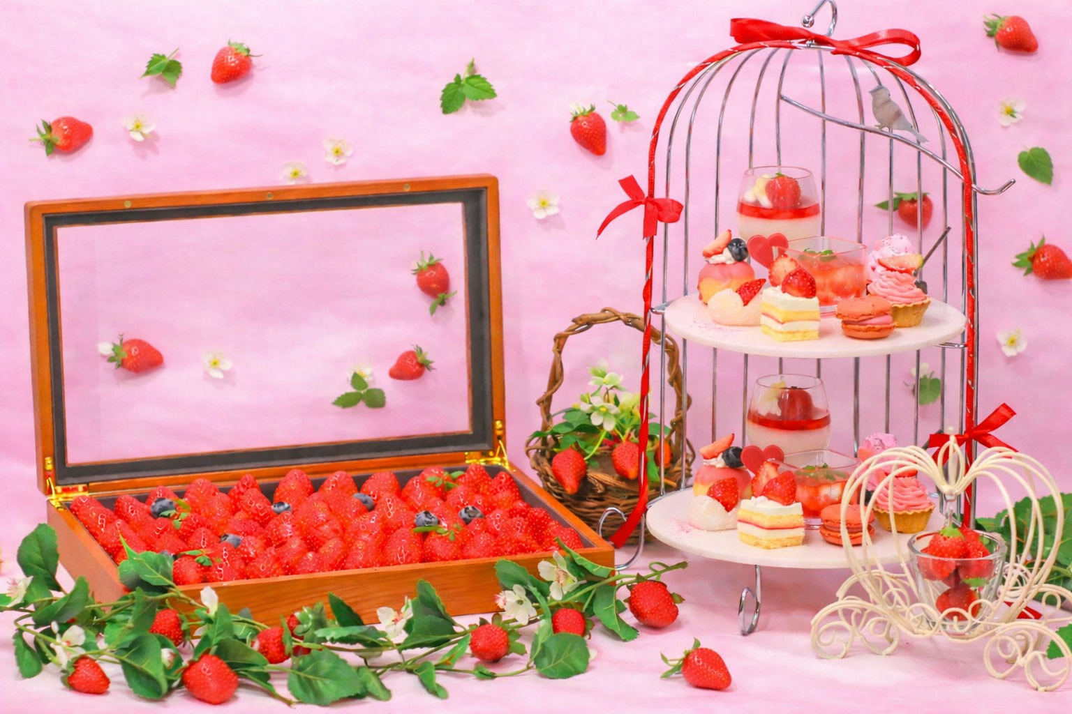 🍓1月8日スタート🍓苺づくしのアフタヌーンティー