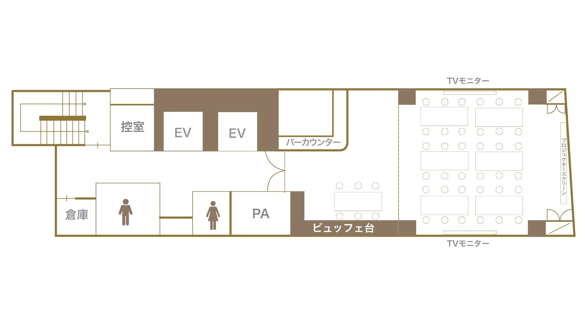 グレースバリ渋谷 バハマール フロアレイアウト