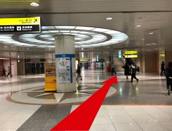JR西日本関西本線JR難波駅改札を出て北口を出ます