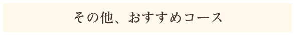 おすすめコース