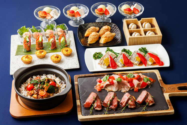 国産サーロインステーキ付きシーズンデラックスコース