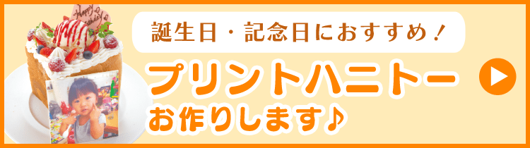 誕生日・記念日におすすめ！プレインとハニトーお作りします♪