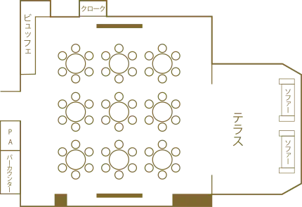 グレースバリ上野公園前店～アロナ～のレイアウト